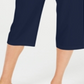 Karen Scott Knit Drawstring Capri Pants - Intrepid Blue Size S