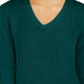 Charter Club Women's V Neck Sweater Green Size X-Small