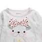 First Impressions Toddler Girl's Dog Print Cotton T-Shirt Gray Size 4T