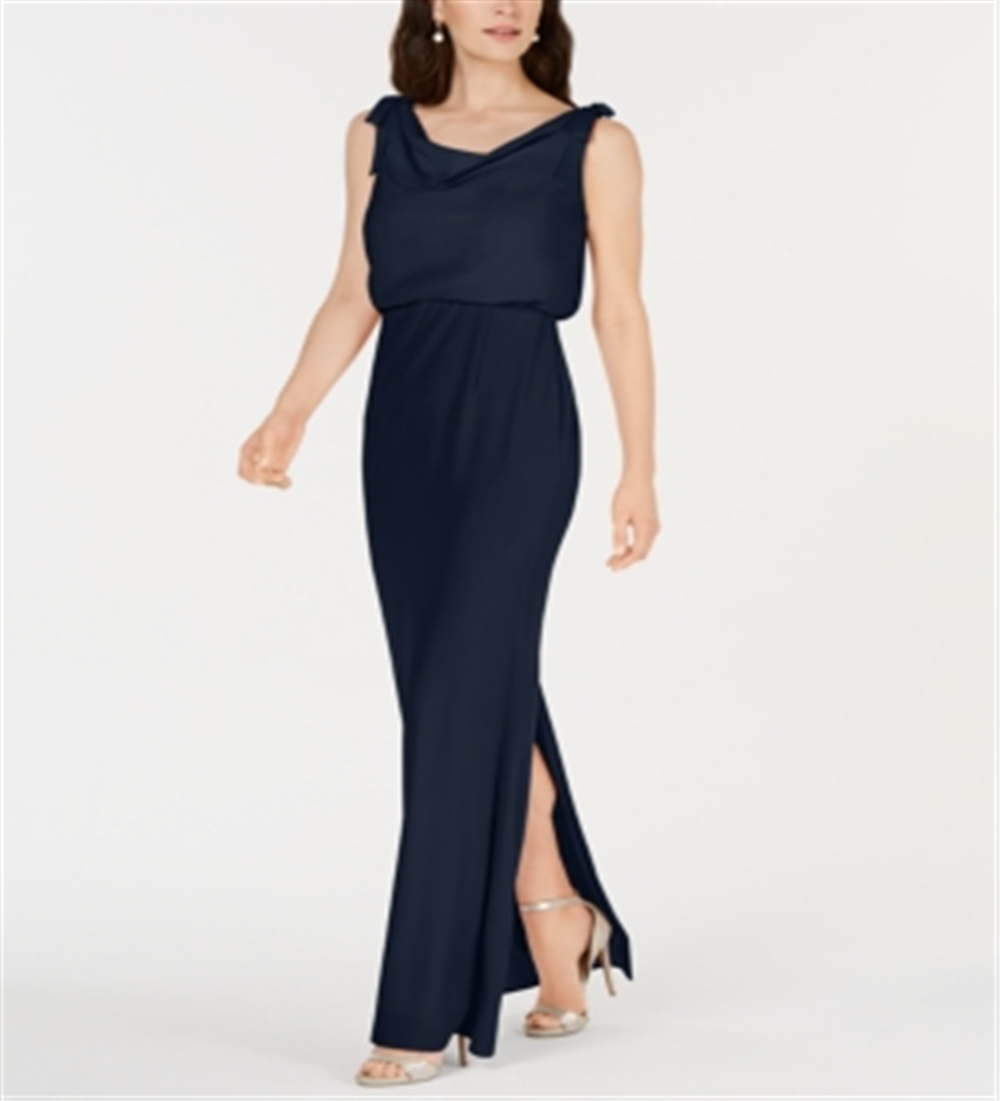 Adrianna Papell Women's Gown Blue Size 12