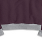 Champion Women's Athletics Faux Fur Crew Logo Raisin T-Shirt Purple Size X-Large