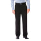 Hagger Men's Flat Front Classic Fit Stretch Suit Separate Pants Black 36X30