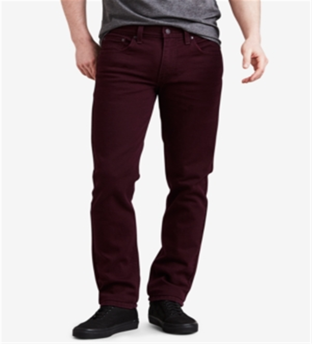 Levi's Men's 514 Straight Fit Jeans Red Size 31X30