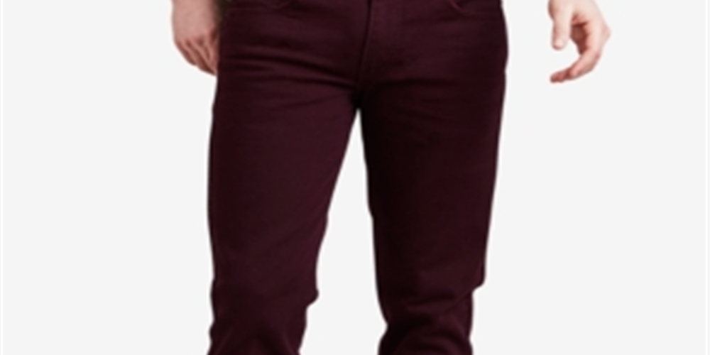 Levi's Men's 514 Straight Fit Jeans Red Size 31X30