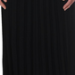 DKNY Women's Pleated a Line Skirt Black Size 10
