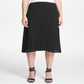 DKNY Women's Pleated a Line Skirt Black Size 10