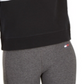 Tommy Hilfiger Women's Color Block Long Sleeve T-Shirt Black Size X-Large