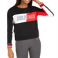 Tommy Hilfiger Women's Long Sleeve T-Shirt Top Black Size Medium