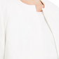 KasperWomen's Textured Wear to Work Jacket New White Size 6 Petite