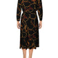 Ralph Lauren Women's Mini Dress Faux Wrap Belted Black Size 14