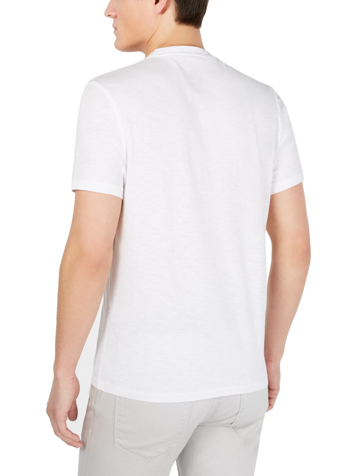 INC Men's Tee Graphic Graphic T-Shirt White Size Medium