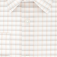 Calvin Klein Men's Slim Fit Stretch Collar Check Dress Shirt Orange Size 15.5X34X35