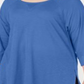 Calvin Klein Women's Cold Shoulder 3/4 Sleeve Jewel Neck Hi Lo Top Blue Size 3X