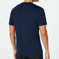 INC Men's Beaded Melting Skull T-Shirt  Blue Size Large