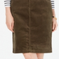 Charter Club Women's Corduroy Tummy-Control Skirt  Region Green  18