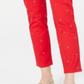 Tommy Hilfiger Women's Boat Print Chino Pants Red Size 8