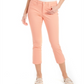 Charter Club Women's Tummy-Control Bristol Capri Jeans  Pink Size 14