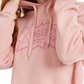 Warner Brothers Juniors' Cropped Rugrats Hoodie - Blush Pink Size Large