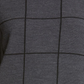 Eileen Fisher Womens Petites Box Top Wool Bateau Neck Charcoal Black - Size Petite Large