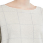 Eileen Fisher Womens Petites Box Top Wool Bateau Neck Charcoal Black - Size Petite Large