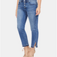 Vince Camuto Women's High Rise Button Fly Jean, Spectrum Blue Size 31