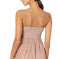 FREE PEOPLE Women's Spaghetti Strap Short Fit + Flare Dress Coral Size Large