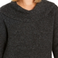 Style & Co Women's Cowl-Neck Sweater Grey Size Large
