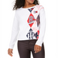 Tommy Hilfiger Women's Denim Womens T-Shirt White Size Large