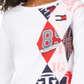 Tommy Hilfiger Women's Denim Womens T-Shirt White Size Large