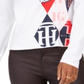Tommy Hilfiger Women's Denim Womens T-Shirt White Size Large