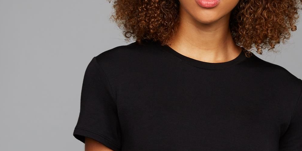 A Pea In The Pod Women's Pull Over Drop Shoulder Nursing Tee Black Size XS
