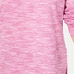 Karen Scott Women's Petite Funnel-Neck Space-Dyed Top Pink Size Petite M