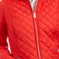 Charter Club Women's Quilted Jacket Red Size XL