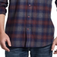 Weatherproof Vintage Men's Brushed Flannel Plaid Shirt Red Size XXX-Large