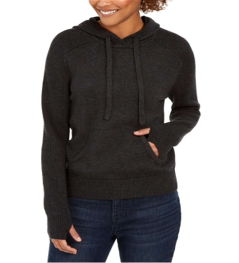 Style & Co Women's Hoodie Sweater Black Size XS