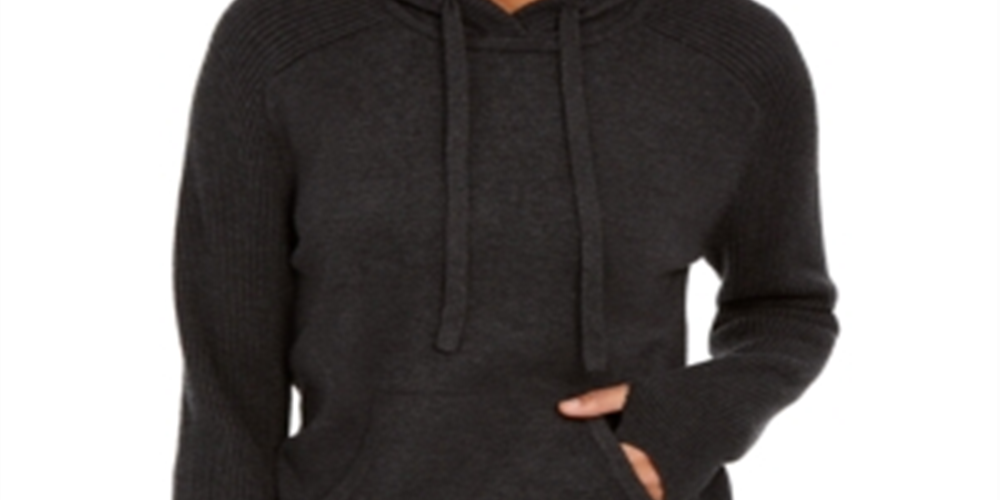 Style & Co Women's Hoodie Sweater Black Size XS