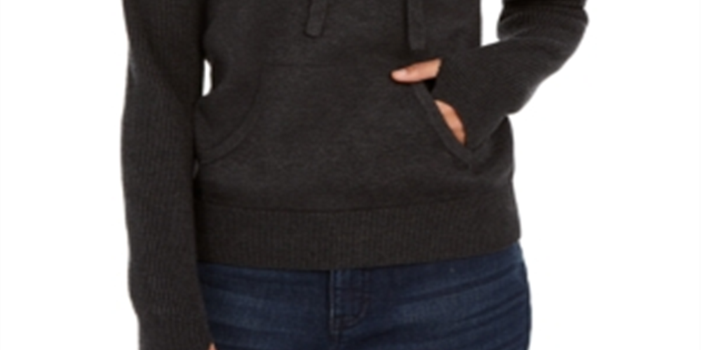 Style & Co Women's Hoodie Sweater Black Size XS