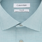 Calvin Klein Men's Classic Regular Fit Non Iron Performance Stretch Check Dress Shirt Green Size 15X32X33