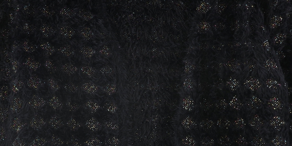 Alfani Women's Eyelash Yarn Cardigan Sweater Black Size 2X