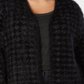 Alfani Women's Eyelash Yarn Cardigan Sweater Black Size 2X