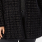 Alfani Women's Eyelash Yarn Cardigan Sweater Black Size 2X