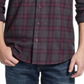 Weatherproof Vintage Men's Brushed Flannel Plaid Shirt Red Size XXX-Large