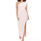 Adrianna Papell Women's Sleeveless Maxi Sheath Dress Pink Size 14