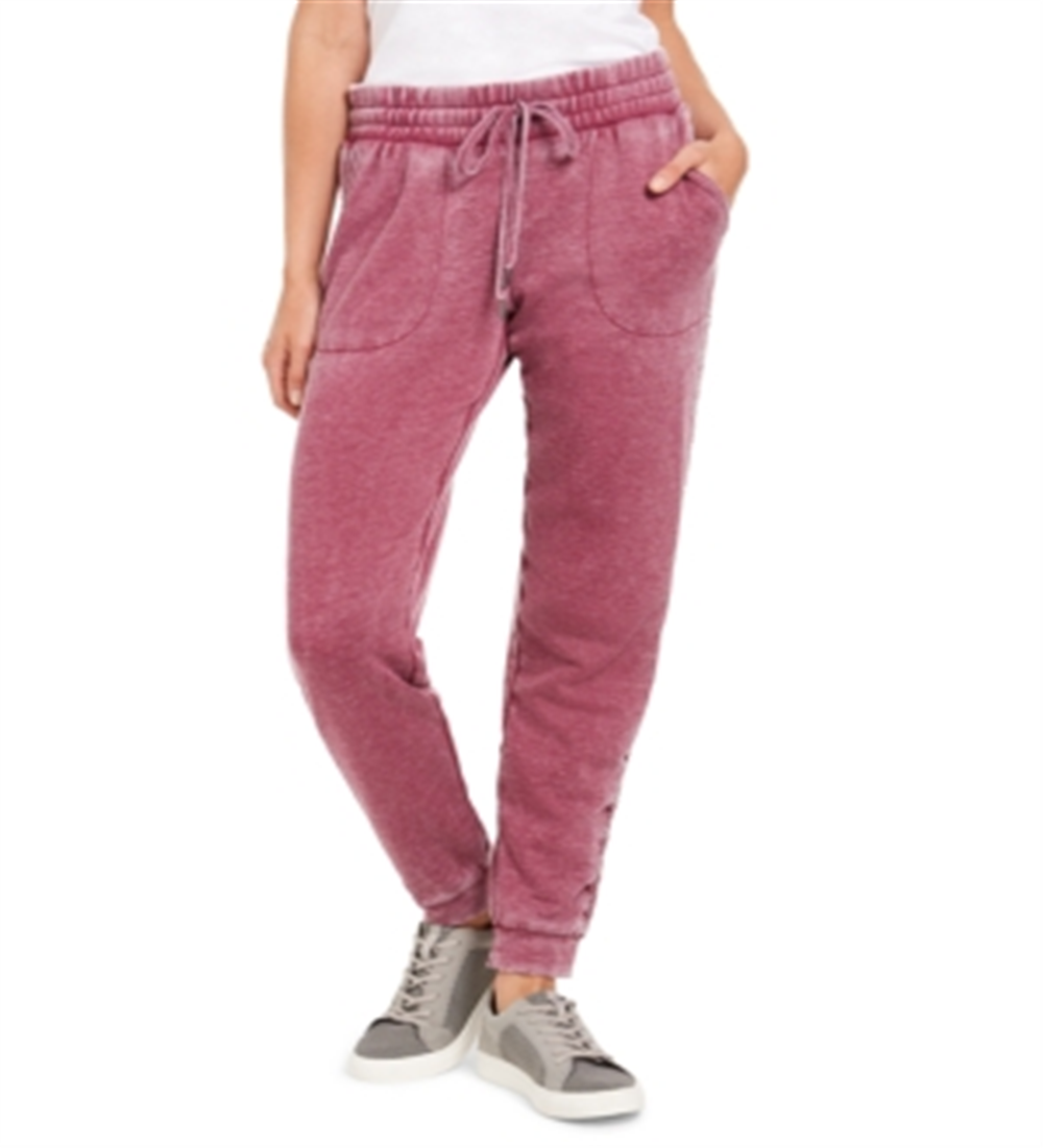 Ideology Women's Sweatpants Fitness Jogger Pants Red Size X-Small