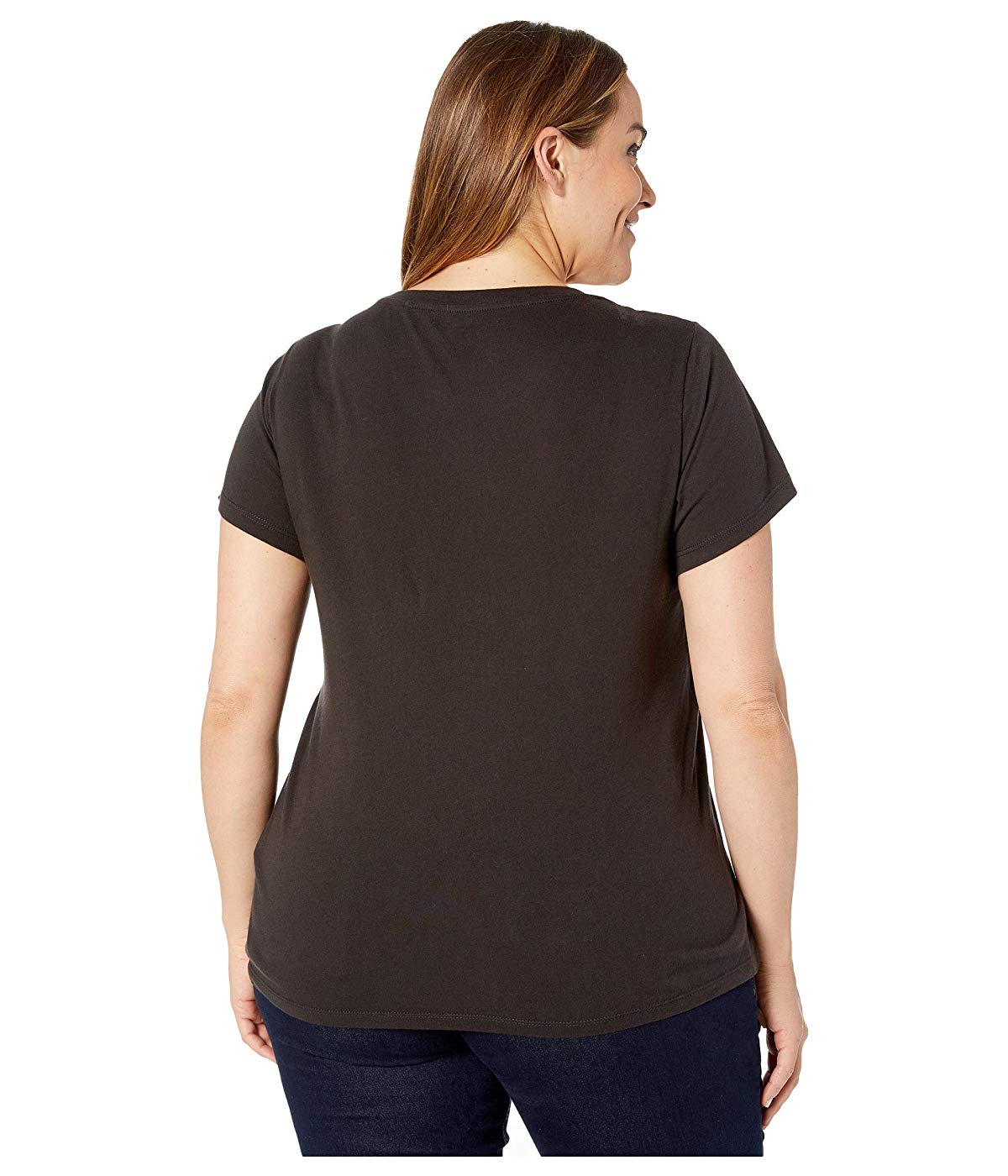 Levi's Women's Plus Perfect Tee W/o Pocket Women's T Shirt Black Size 1X