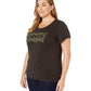 Levi's Women's Plus Perfect Tee W/o Pocket Women's T Shirt Black Size 1X