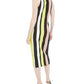 Bar III Women's Stripe Sweater Dress Black Size X-Small