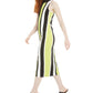 Bar III Women's Stripe Sweater Dress Black Size X-Small