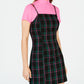 Common Stitch Women's 2 Piece Short Sleeve Turtle Neck Above the Knee Body Con Dress Pink Size X-Large