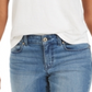 Style & Co Women's Burnout V Neck T-Shirt White Size X-Large